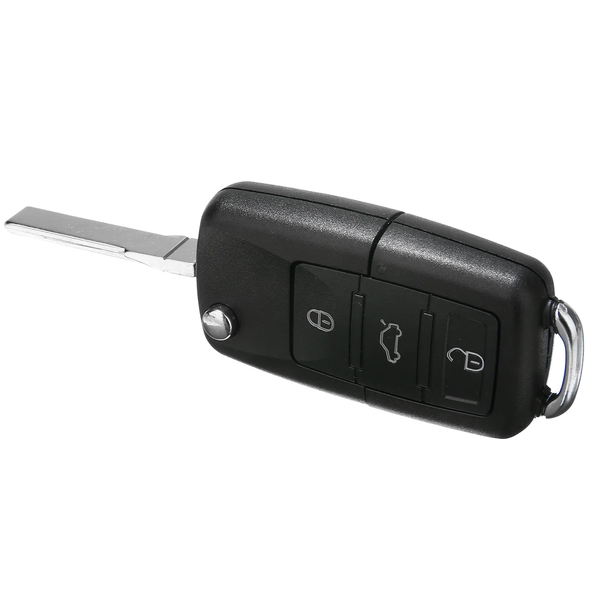 1pcs 3 Button Remote Key Fob Case Folding Flip Key Shell For Skoda OCTAVIA FABIA A61