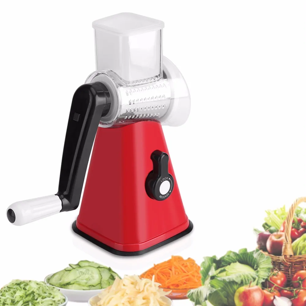 Manual Spiral Vegetable Cutter Slicer Vegetable Chopper Adjustable 5