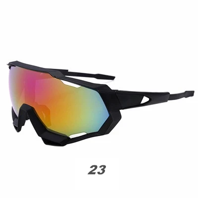 Лидер продаж, стильные спортивные солнцезащитные очки для мужчин, UV400, велосипедные очки, велосипедные солнцезащитные очки, женские очки, велосипедные солнцезащитные очки, Oculos Ciclismo - Цвет: 23