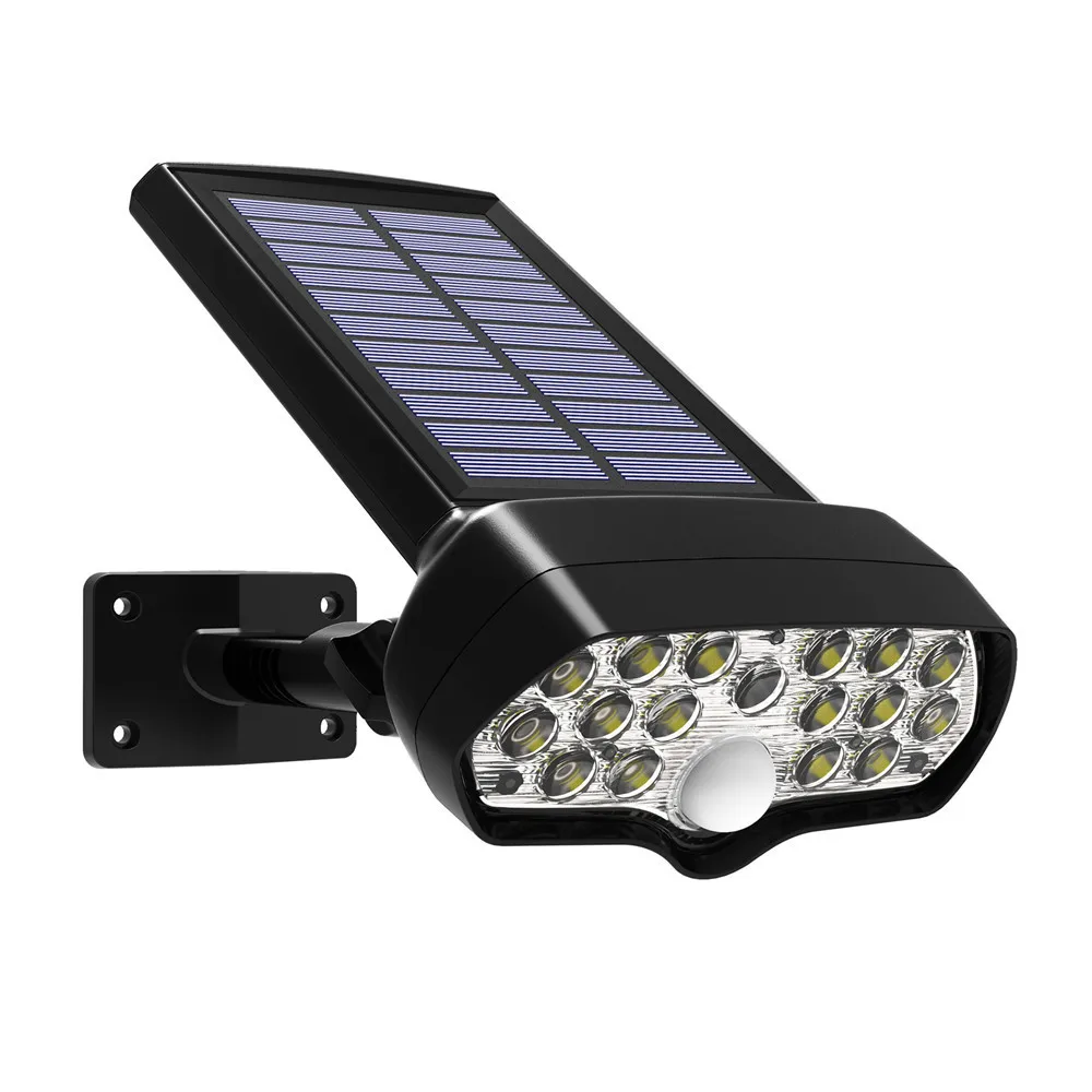 Us 27 42 Solar Lights Outdoor 17 Leds Safety Security Powered Motion Sensor Light With Muti Angle Adjule Wireless Waterproof In