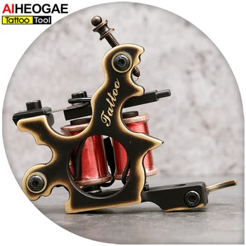 

Tattoo Machine Gun Fashion Design Copper Handmade Wrap Coils Liner Tattoo Machine for Kits Supply TM453