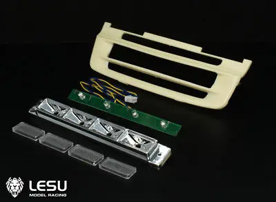 Передняя Светодиодная лампа LESU 1/14 RC трактор Sca грузовик модель Tmy R620 R470 TH02338|Детали