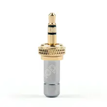 Areyourshop распродажа 1/10 шт. Серебряный Мини 3,5 мм винтовой замок стерео разъем позолоченный 3,7 мм припой