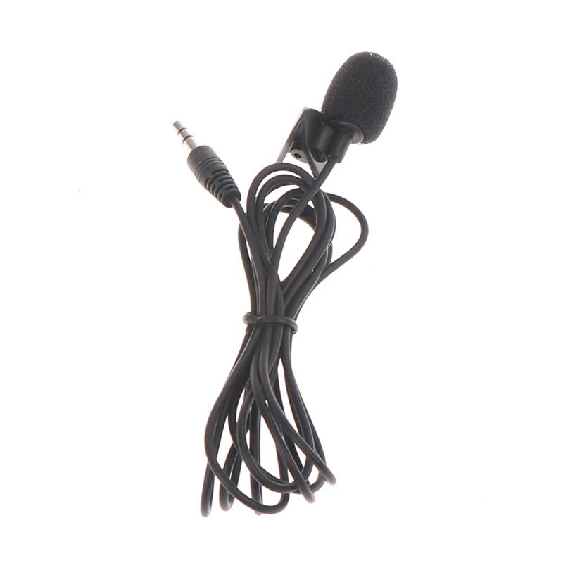 Громкой связи Bluetooth гарнитура для авто 2 м длиной, проводной 3,5 мм стерео джек Мини Автомобильный Микрофон внешний микрофон для ПК Android автомобильный DVD gps плеер радио аудио микрофона