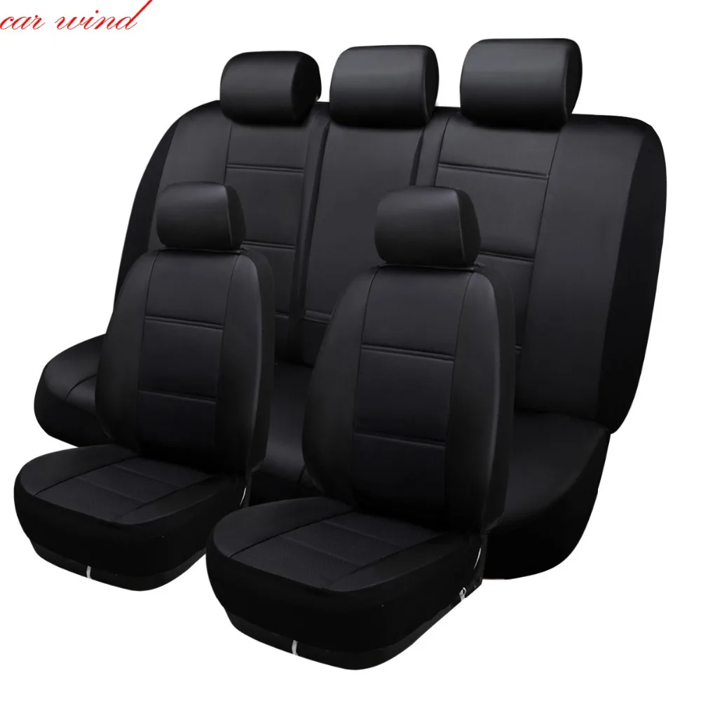 Car Wind Universal Auto car seat cover For skoda rapid superb 2 yeti kodiaq octavia a5 car accessories seat protector styling car seat air conditioner outlet vent cover grille sticker for skoda octavia a7 kodiaq yeti 2015 2016 2017 car styling 2pcs set