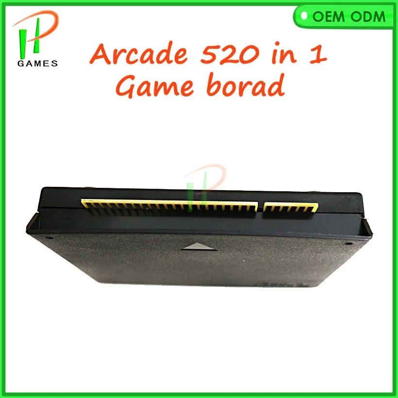 Jamma блок управления процессором arkade 520 в 1 настольная игра с 28 pin проводов питания, монетоприемник, джойстик и кнопки управления кабель