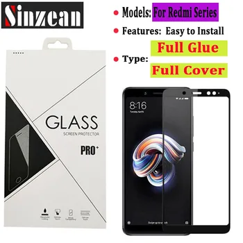 

100pcs For Xiaomi Redmi Note 9s/Redmi 7/Note 6/Note 7 Pro/Note 8 Pro Full cover tempered glass 2.5D Full Glue Screen Protector
