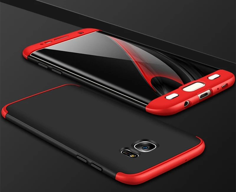 3 in 1 Plastic 360 Full Protection Phone Cover for samsung 13