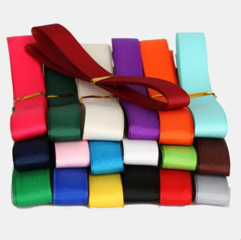 

12/15 Yards Rib Belt Ribbon Bow Hair Barrette Handmade DIY Accessories Material