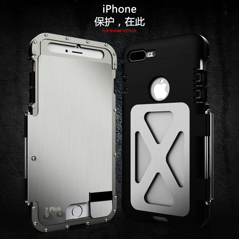 R Just Real Armor King Iron Man металлический алюминиевый ударопрочный чехол книжка для Apple