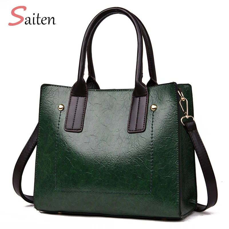 

PU Leather Handbags Women Casual Tote Vintage Women Handbags Ladies Crossbody Bags Famous Female Brand Shoulder Bags for women