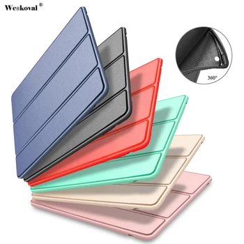 

For iPad Air A1474 Silicon Case A1475 A1476 Cover For iPad Air Original Smart Wake Sleep PU Leather Fundas For iPad Air Coque