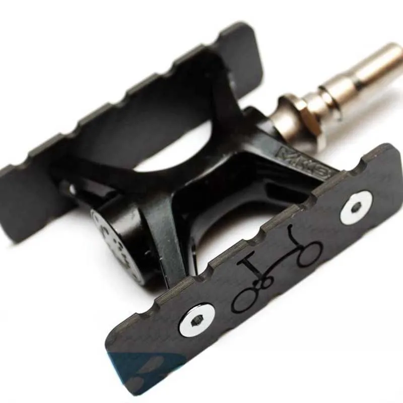 

4 pcs / set Ultralight Brompton 3K Carbon Pedal Plate for Brompton Folding Bike MKS Pedal Bicycle Pedal