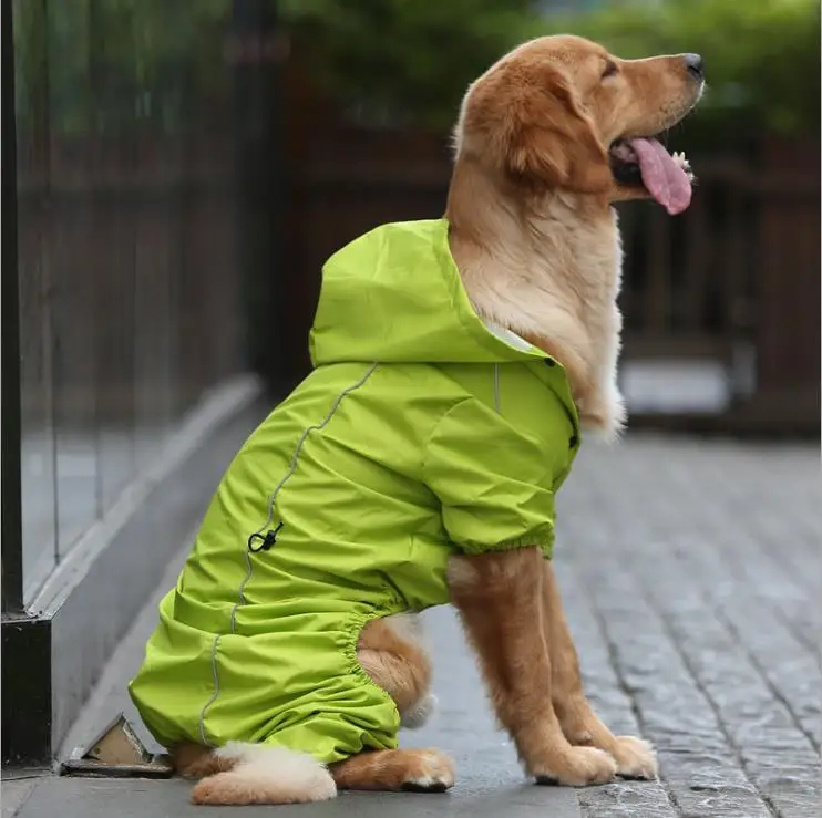 Fashion Waterproof Raincoat Pet For Large Dogs Raincoat Jackets Outdoor