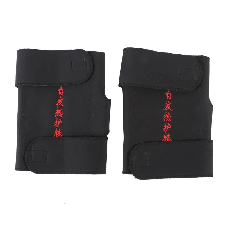 

Knee Pads 2 Pcs/lot Health Care Tourmaline Self-Heating Knee Pads Far Infrared Magnetic Therapy Spontaneous Heating Pad New