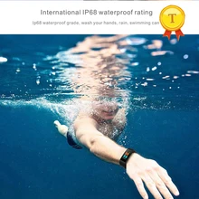 Плавательный умный Браслет монитор сердечного ритма кровяное давление фитнес-трекер водонепроницаемый цветной ЖК-экран Смарт фитнес-браслет