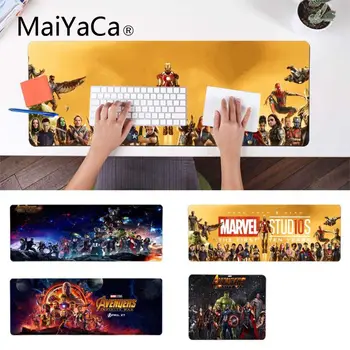 

MaiYaCa Funny Superheroes Avengers Infinity Office Mice Gamer Soft Mouse Pad Large Lockedge Mouse pad PC Computer mat