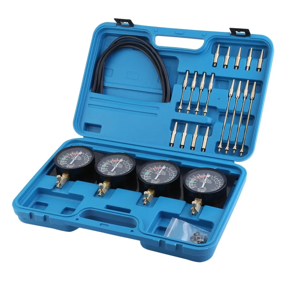

NEW A8032 Universal Four In One Fuel Vacuum Carburetor Synchronize Carburetor Set Vacuum Hoses Extensions Kit For Car Motorcycle