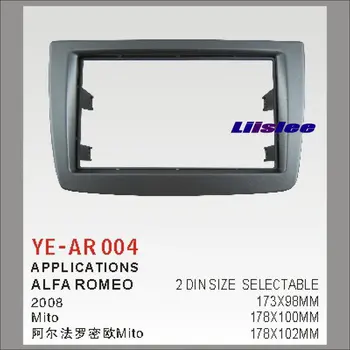 

For Alfa Romeo Mito 2008 Car Stereo Radio ABS Fascia Plate Panel Frame Kit Stereo Facia Surround Install Trim Fit Dash