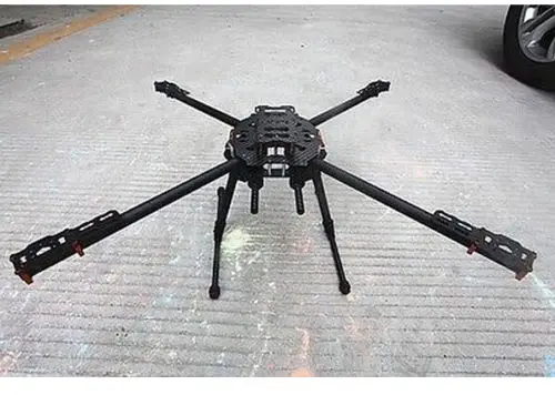 in stock RCMOY 650 Foldable 3K Carbon Fiber Quad Copter Frame TL65B02