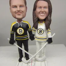 Персонализированная кукла с качающейся головой hocky свадебное Подарочное свадебное украшение статуэтки на заказ кукла