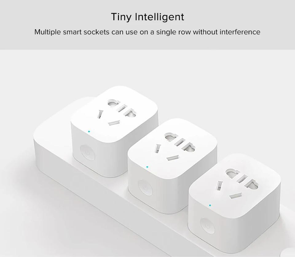 Xiaomi mi умная Wi-Fi розетка Ti mi ng Plug приложение пульт дистанционного управления работает с Xiao mi умный дом mi jia Zigbee розетки 3 версии