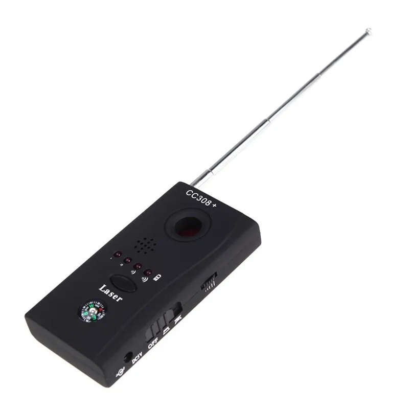 CC308 полный спектр Беспроводной анти-откровенный анти-подслушивания Радиочастотный детектор GSM искатель устройств полный частотный