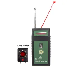 Лазерная помощь Универсальный GSM телефон RF беспроводной обнаружитель подслушивающих устройств плагин объектив Finder Беспроводная линза Охотник полный диапазон анти Eavesdrop