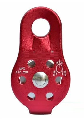 

2000KG pulley block fixed pulley for outdoor rock climbing rope ice mountain belt lifting sling rigging hardware
