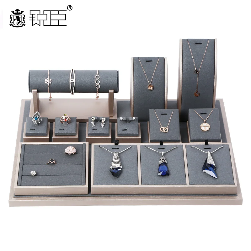 

2019 Luxury Jewelry Display Showcase Shop Fitting Display Jewelry Window showcase Display Stand