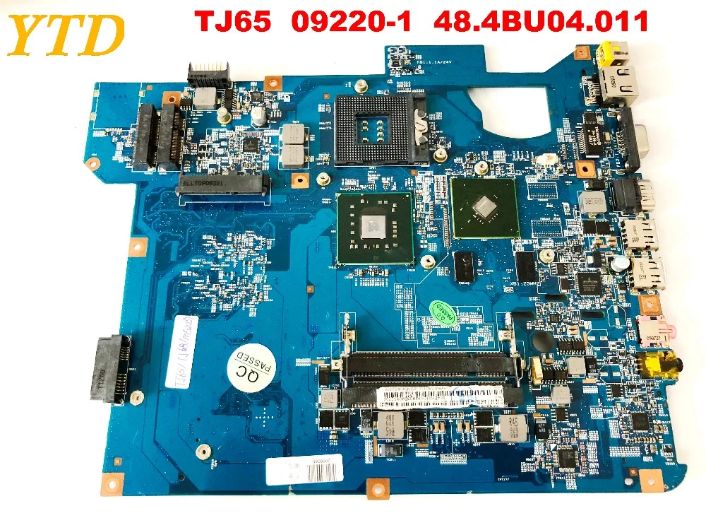 Оригинальная материнская плата для ноутбука ACER TJ65 09220-1 48 4bu04. 011 протестирована
