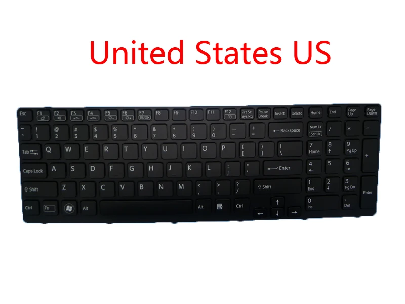 

Laptop Keyboard For SONY For VAIO SVE15 United States US 149089311 ES Spanish SP 14903195IT Italy 149031971 SE Nordic NE new