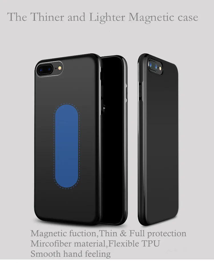 Магнитный автомобильный чехол-держатель для iPhone 11 Pro Max/11 Pro, силиконовый чехол из ТПУ на магните для iPhone XR XS Max X 8 7 6S Plus, металлическая пластина