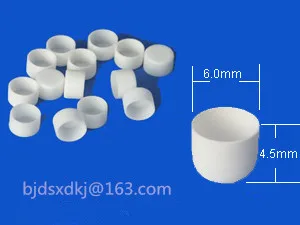 

Alumina ceramic crucible / diameter*height=6*4.5 / Special crucible for thermal analysis instrument