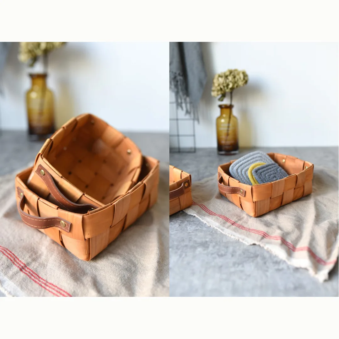 NEW Wooden Garden Basket Wood Garden Trug Fruit Vegetables Basket For Sussex