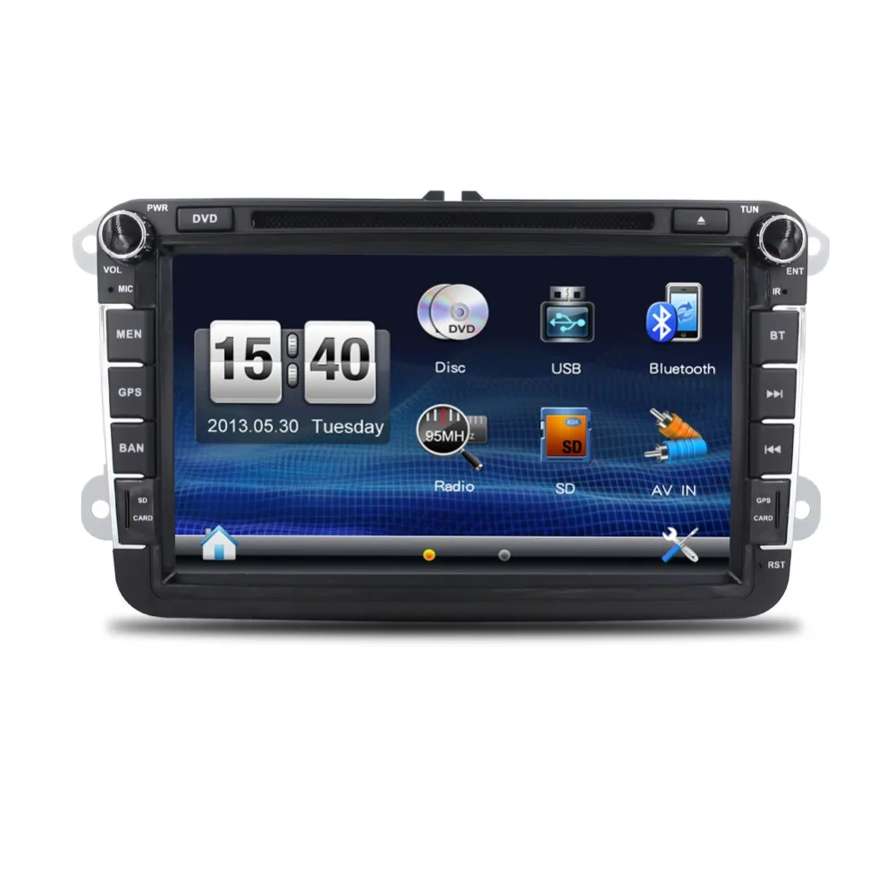 Flash Deal 8 inch Car Multimedia player GPS 2 Din Autoradio For Volkswagen POLO/b6/golf 5/Skoda/Octavia/SEAT/LEON radio dvd SD automotivo 2