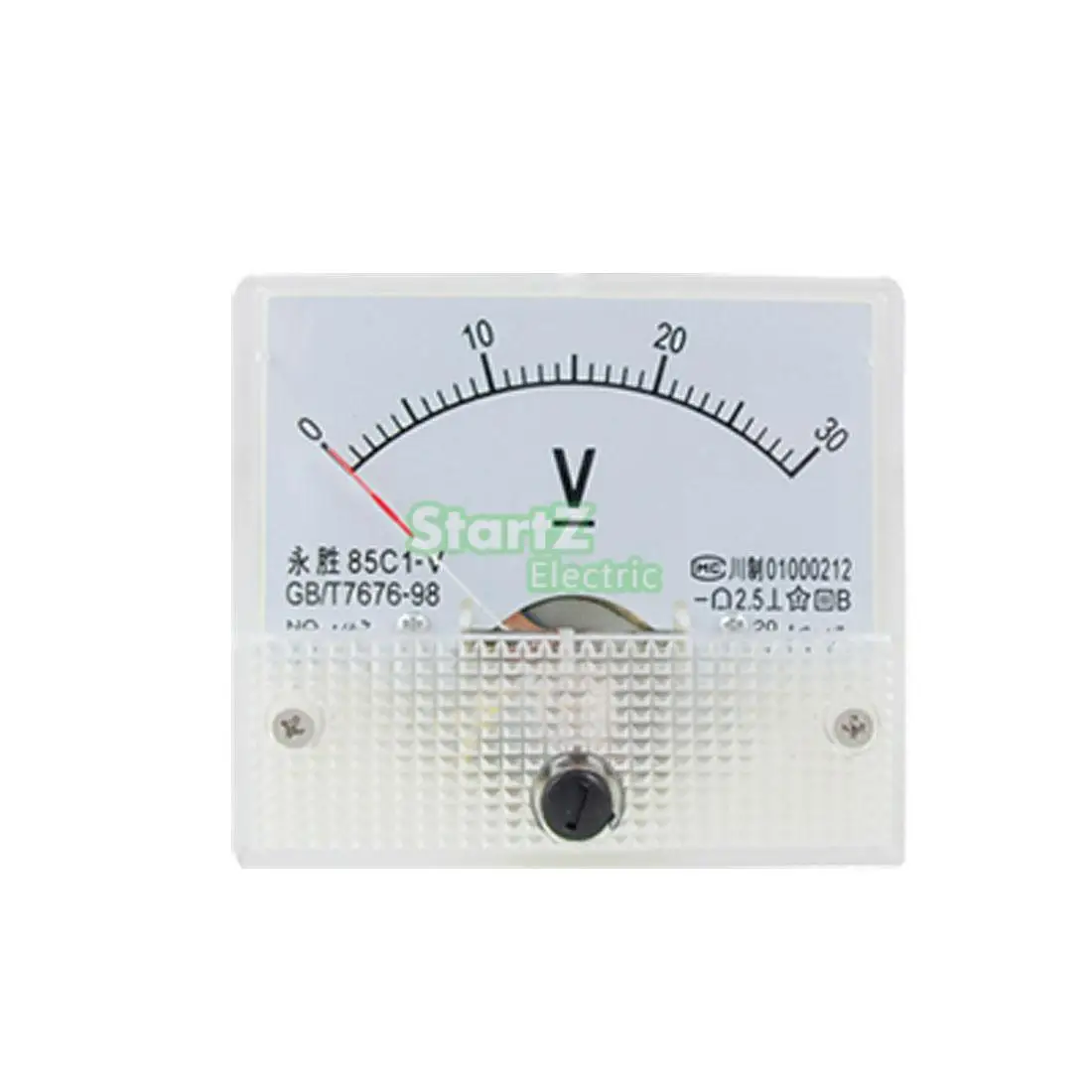 Аналоговый измеритель постоянного тока панель 30 в амперметры тока 85C1 0-30 в датчик