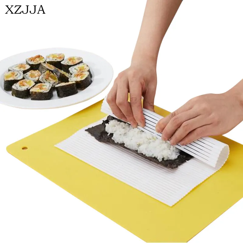 XZJJA Creative Sushi Roll Mat Roller Plastic Cake Roll Mold Seaweed