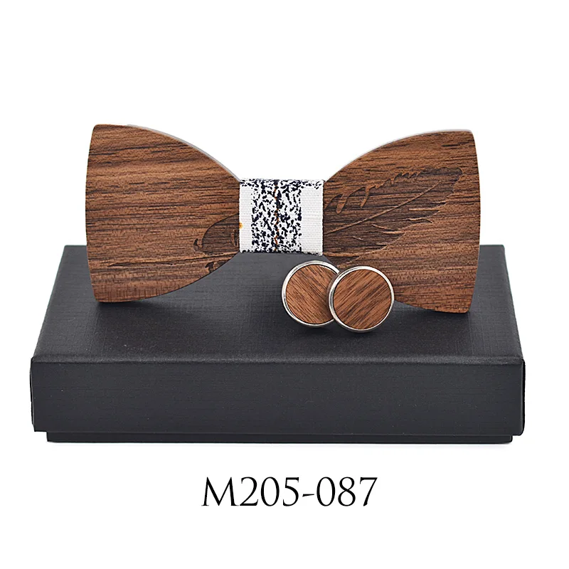 Новинка, классические благородные деревянные бабочки-галстуки для мужчин, свадебные костюмы, деревянный галстук-бабочка в форме бабочки - Цвет: 205087