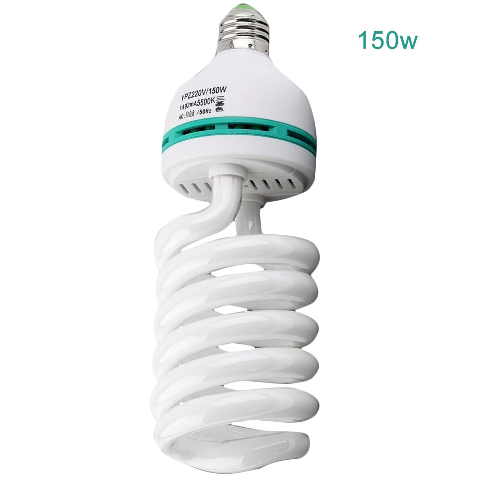

E27 220V 5500K 135W/150W White Photography Photo Bulb Studio Lamp Daylight