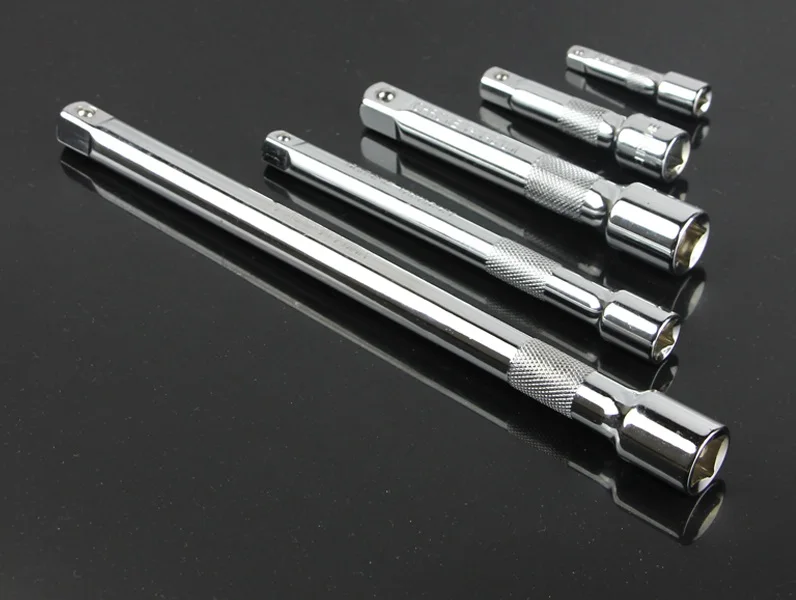 6pcs, 1/4" 3/8" 1/2" Extension rod Lengthening connecting bar of socket