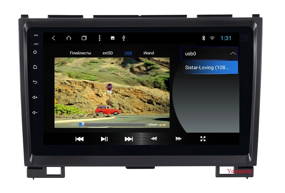 Youmecity Android 9,0 9 дюймов Восьмиядерный автомобильный dvd видео gps для Haval Hover Greatwall Great wall H5 H3 экран 1024*600+ wifi+ BT RDS