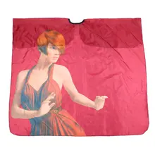 Водонепроницаемая ткань для стрижки волос, Парикмахерская накидка, Парикмахерская накидка, инструменты для волос, короткие волосы, для красоты, для девочек, 1 шт