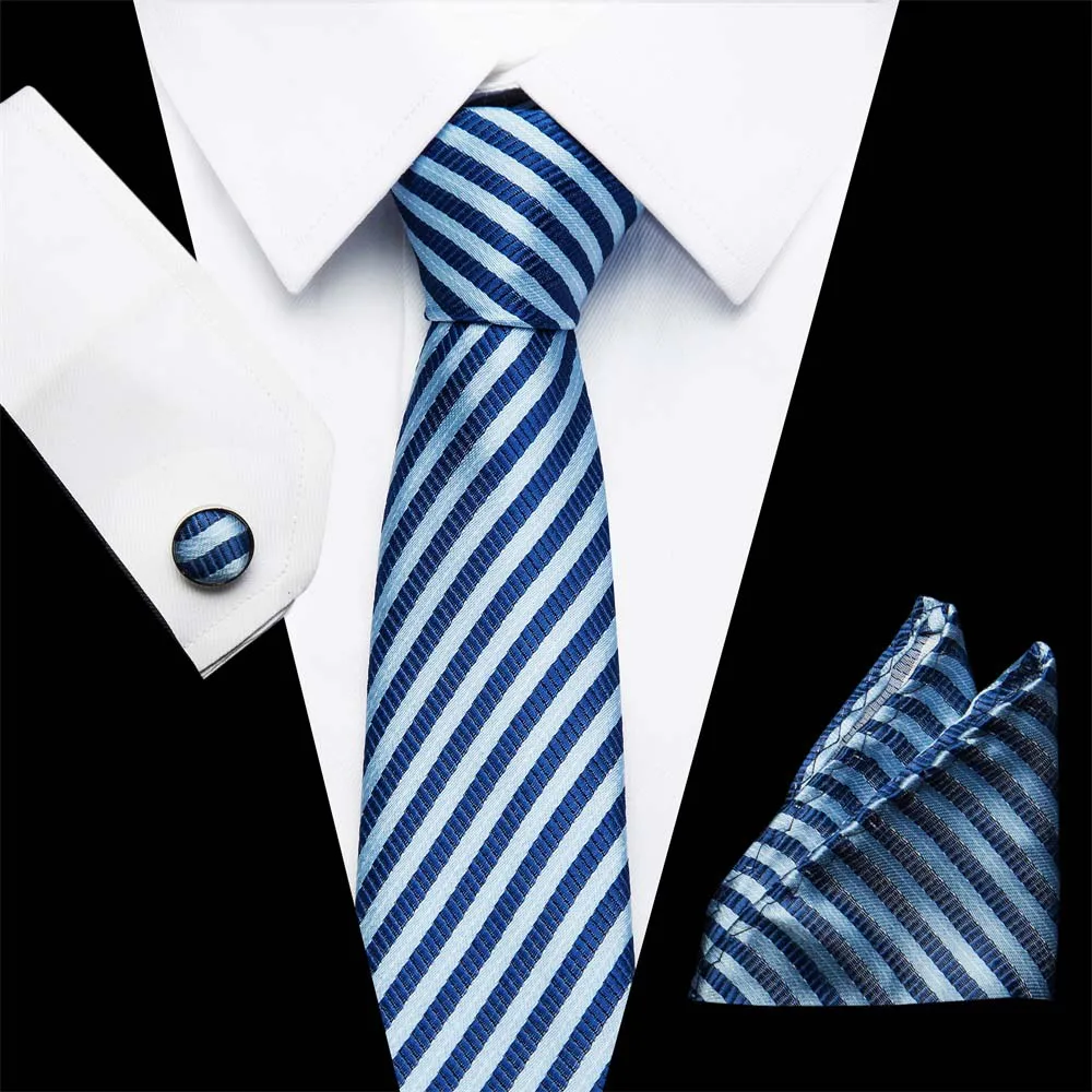 32 цвета дизайн 7 см шелковый галстук Набор Цветочный платок-галстук и запонки Бизнес Свадьба печать шеи галстуки для мужчин - Цвет: S60