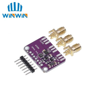 

DC 3V-5V CJMCU-5351 Si5351A Si5351 I2C Clock Generator Breakout Board Module Signal Generator Clock 8KHz-160MHz For Arduino