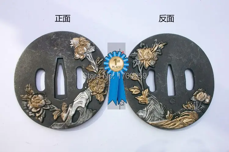 Хороший Сплав Tsuba Handguard для японских самураев катана Wakizashi Танто аксессуары мечей