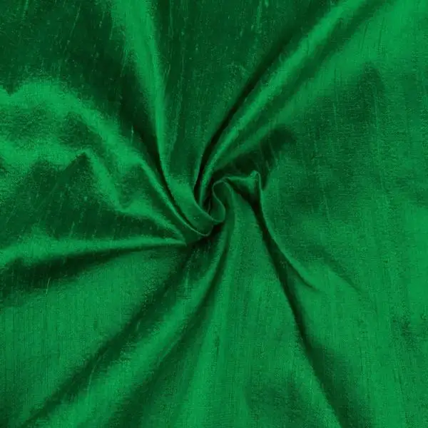 Шелк dupioni ткань 45 ''ширина шелк$15,99/метр, продается по метру - Цвет: green