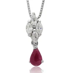 Ожерелье QI Xuan_Red камень простой и элегантный кулон Necklaces_Real Necklaces_Quality Guaranteed_Manufacturer непосредственно распродажа