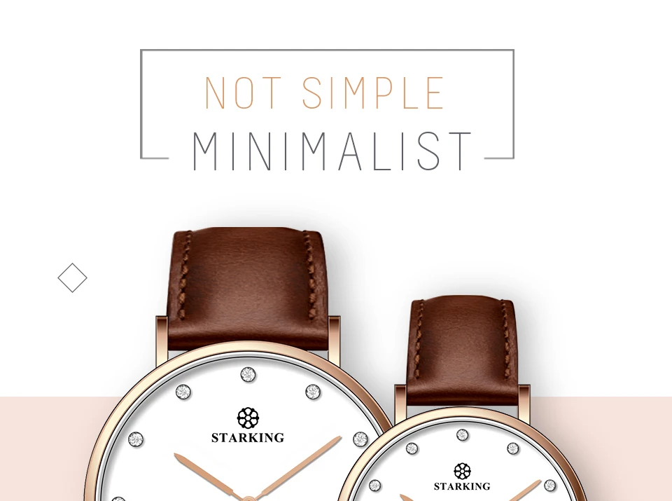 STARKING 6MM Casual Luxury New Relogio Relógios