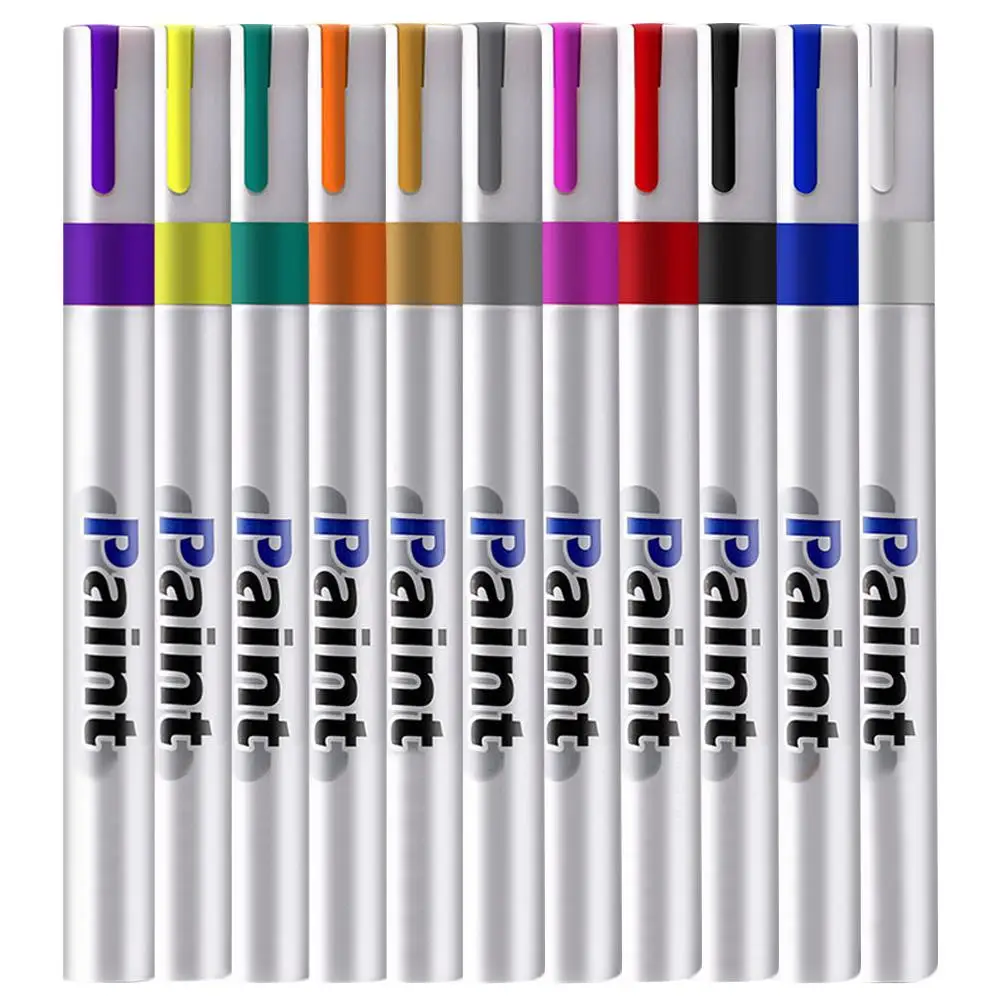 11 цветов на масляной основе Перманентный водонепроницаемый Маркер ручки краски на масляной основе Краска Маркер быстрая сушка для маркировки краски ing граффити